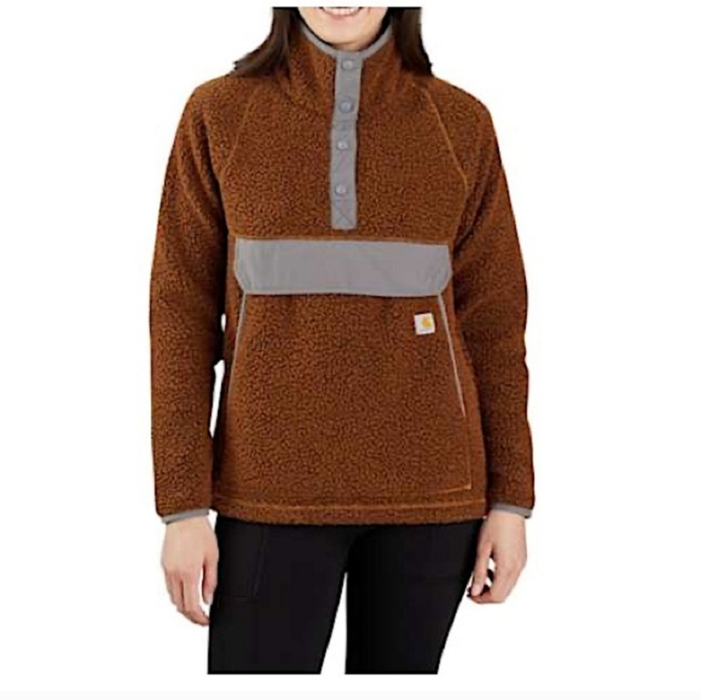 Carhartt Women's Pullover Fleece Quarter Snap